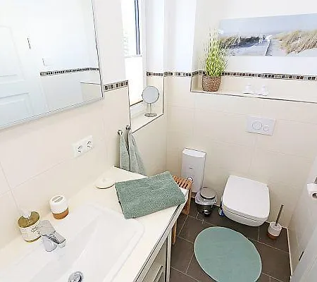 Apartment Haus Windrose Whg 01 Seehase Mit Terrasse Balkon *