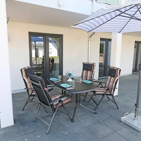 Apartment Haus Windrose Whg 01 Seehase Mit Terrasse Balkon *